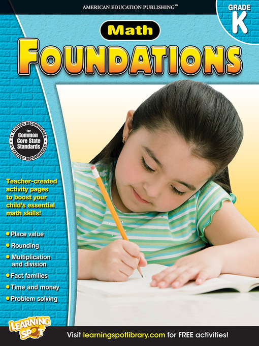 Title details for Math Foundations, Grade K by Carson Dellosa Education - Available